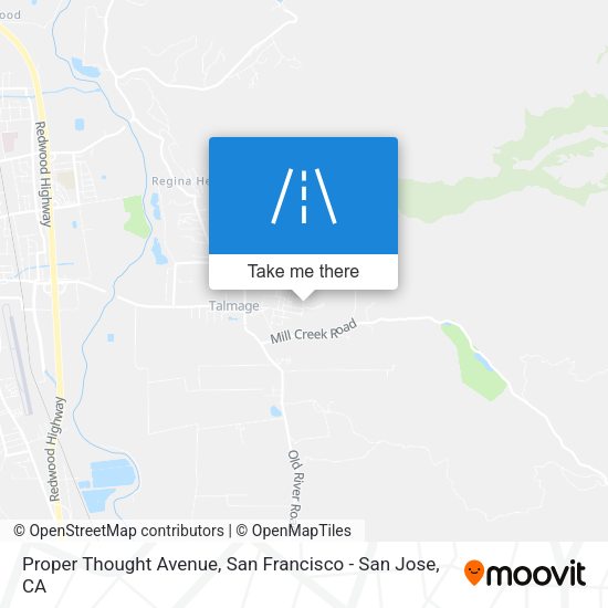Proper Thought Avenue map