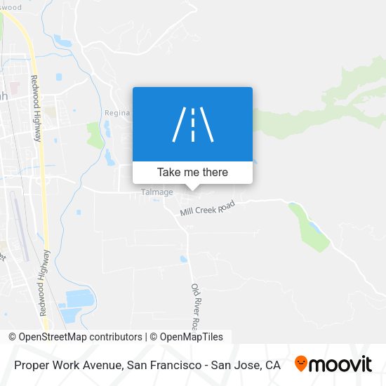 Proper Work Avenue map