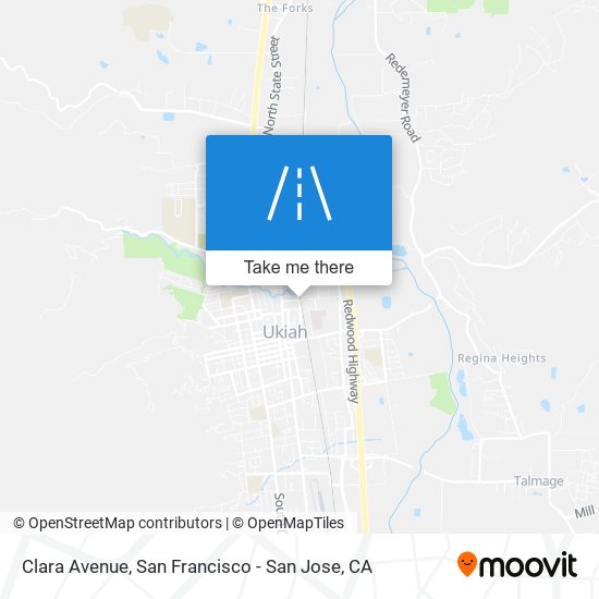 Clara Avenue map