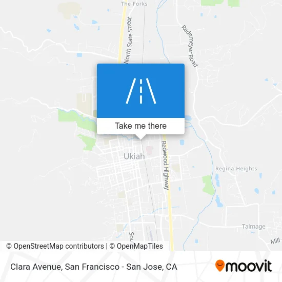 Mapa de Clara Avenue