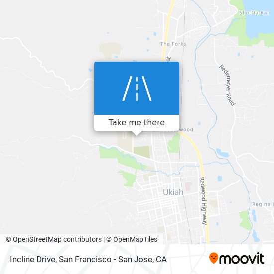 Mapa de Incline Drive