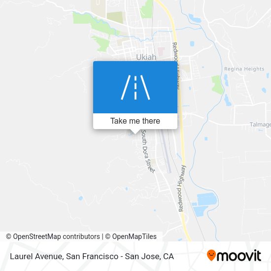 Mapa de Laurel Avenue