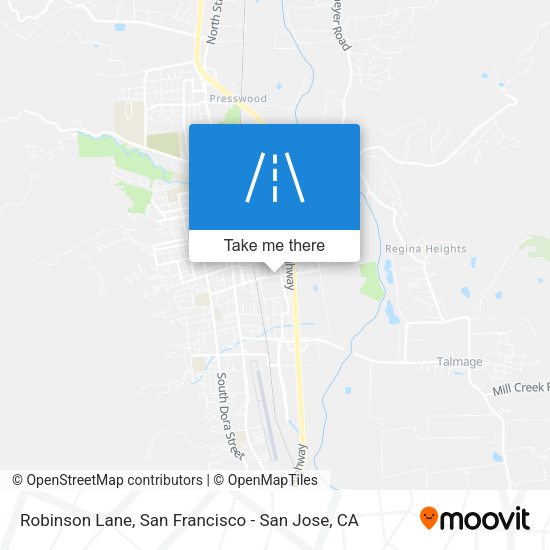 Mapa de Robinson Lane