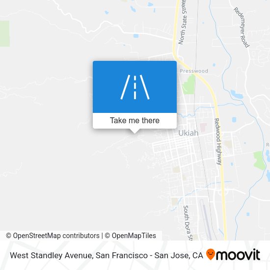 Mapa de West Standley Avenue