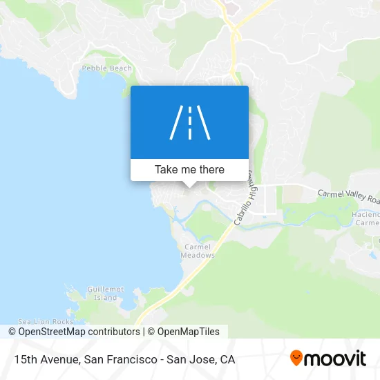 15th Avenue map