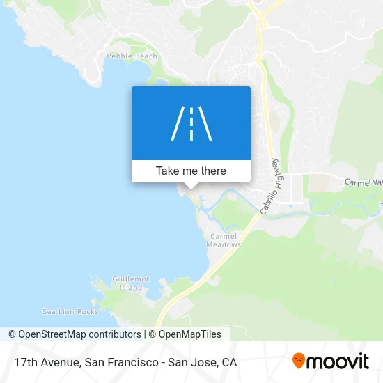 17th Avenue map