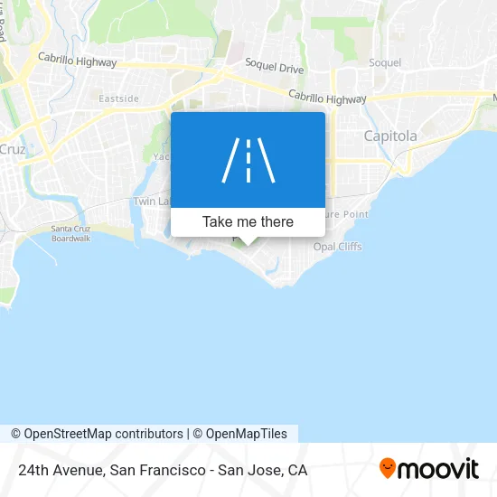24th Avenue map