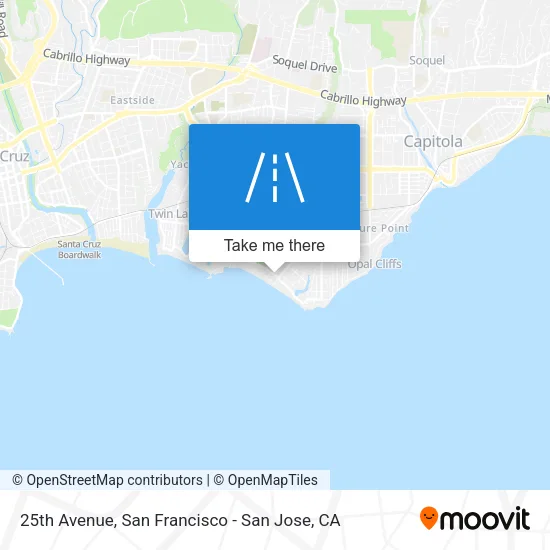 25th Avenue map