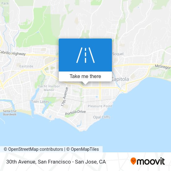 Mapa de 30th Avenue