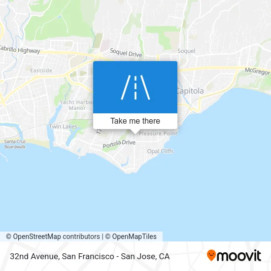 32nd Avenue map