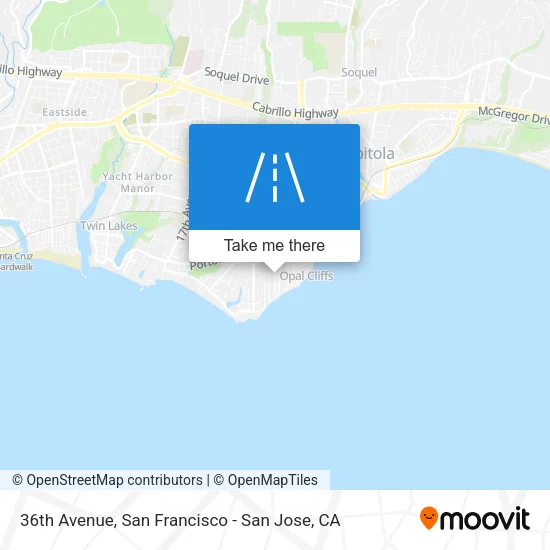 36th Avenue map