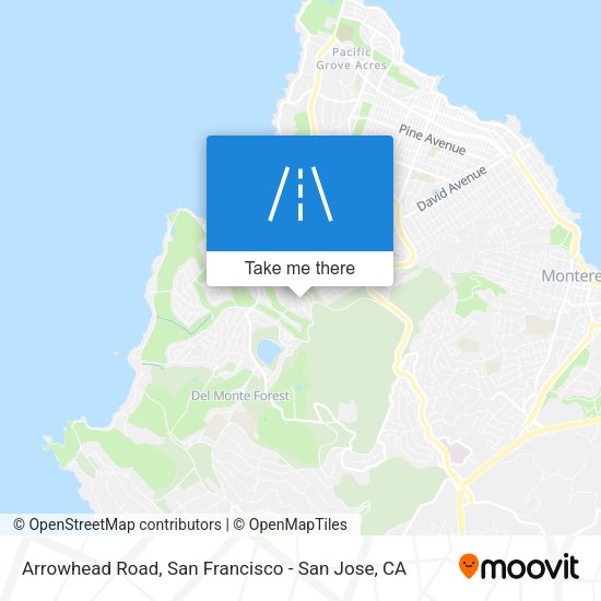 Mapa de Arrowhead Road