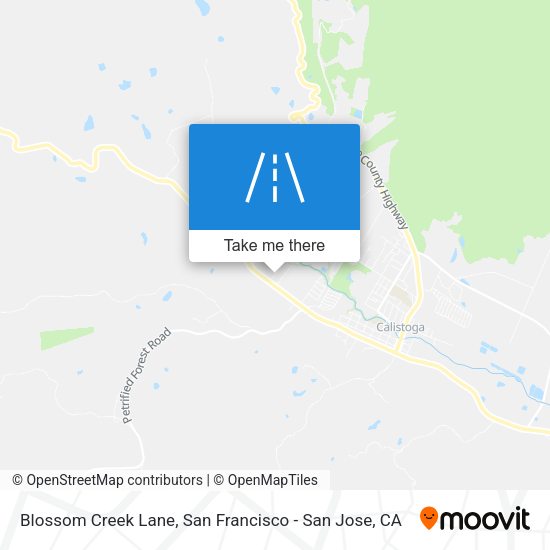 Blossom Creek Lane map