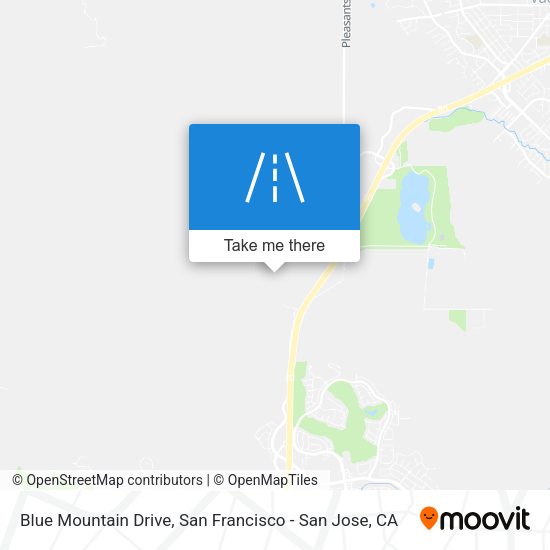 Blue Mountain Drive map