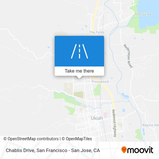 Chablis Drive map