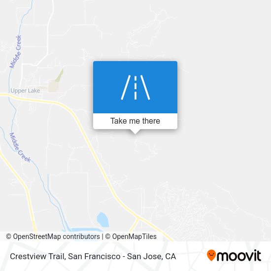 Crestview Trail map