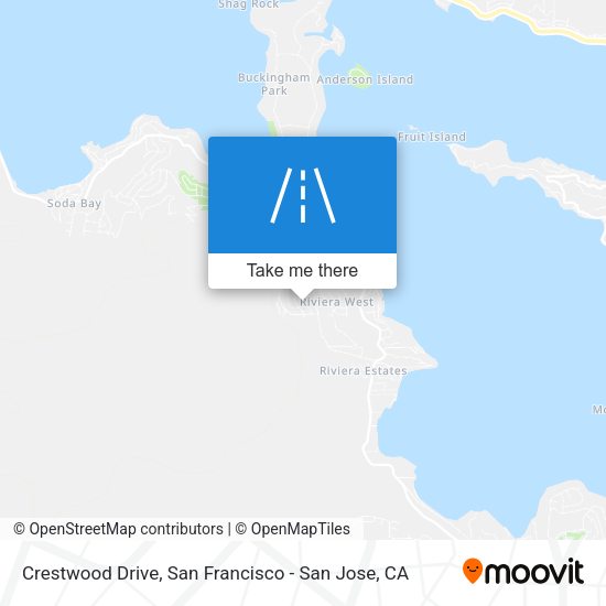 Mapa de Crestwood Drive