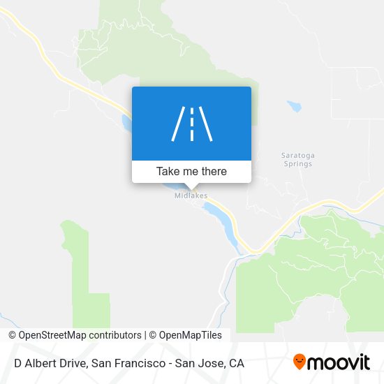 Mapa de D Albert Drive