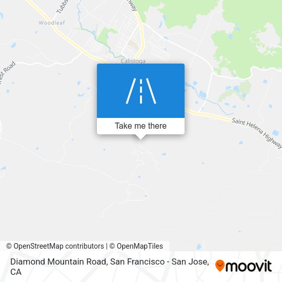 Diamond Mountain Road map