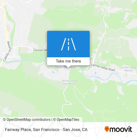 Mapa de Fairway Place