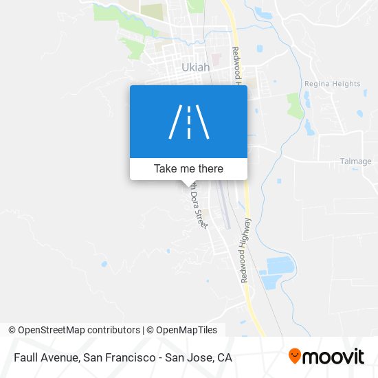 Faull Avenue map