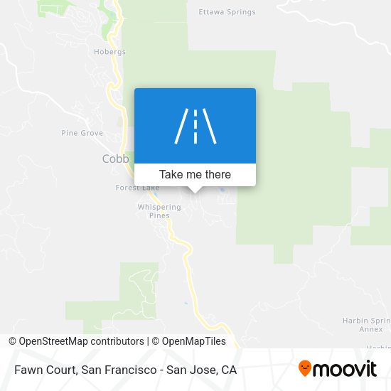 Mapa de Fawn Court