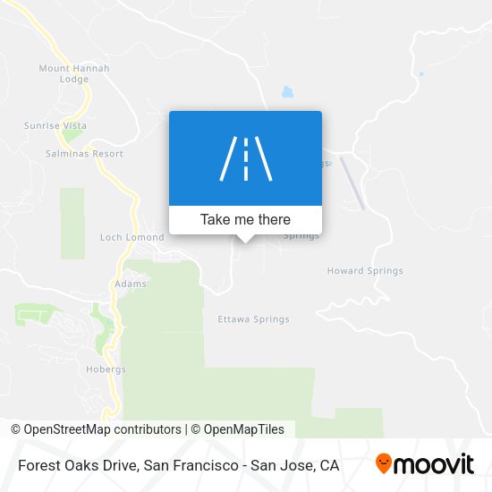 Forest Oaks Drive map