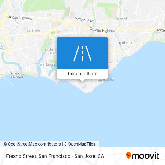 Mapa de Fresno Street