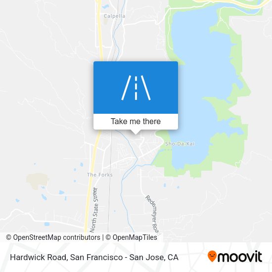 Mapa de Hardwick Road