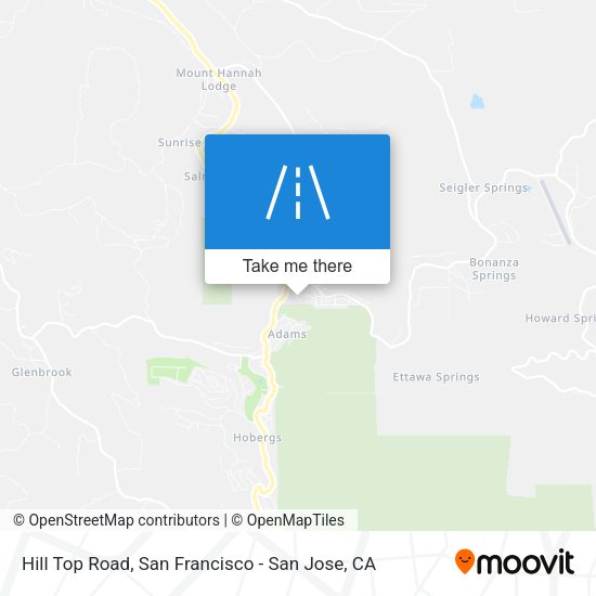 Mapa de Hill Top Road