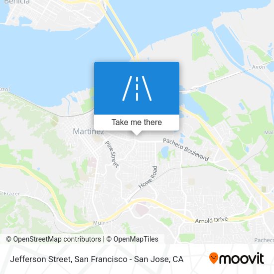 Jefferson Street map