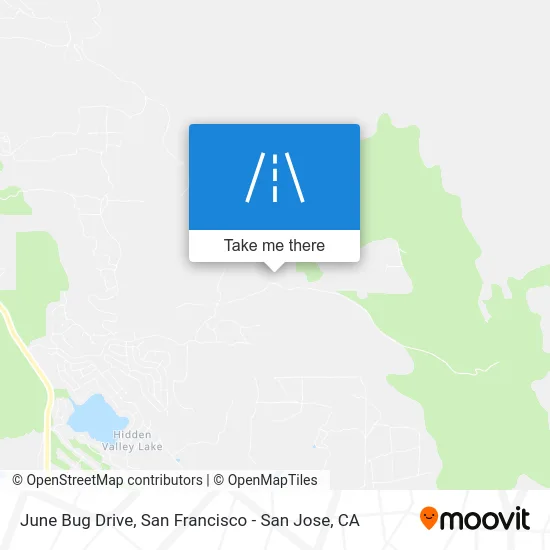 June Bug Drive map