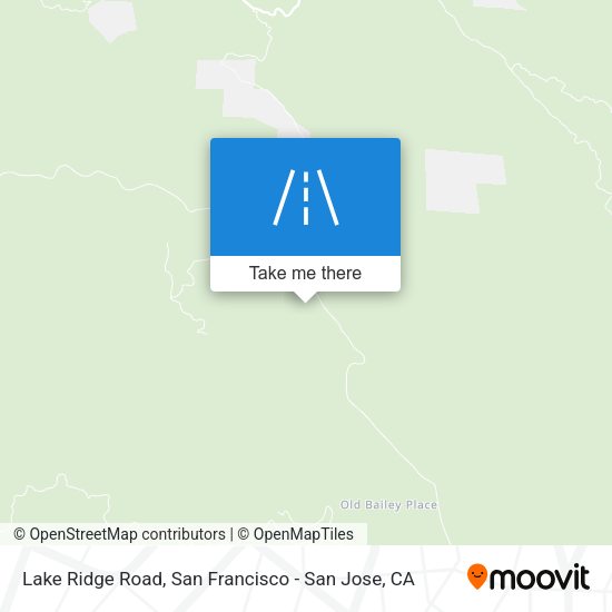 Mapa de Lake Ridge Road