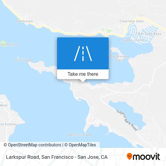 Mapa de Larkspur Road