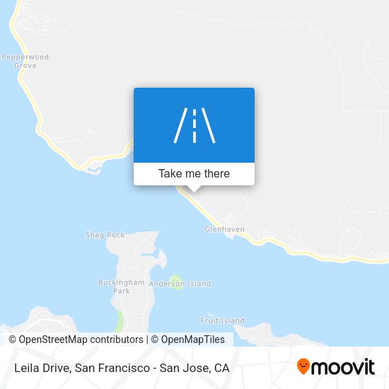 Mapa de Leila Drive