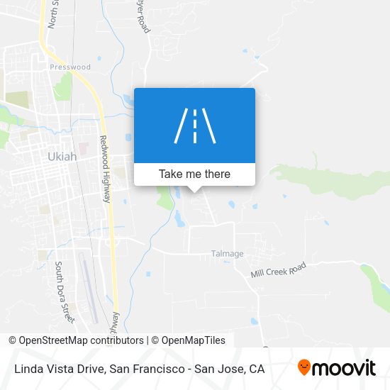 Mapa de Linda Vista Drive