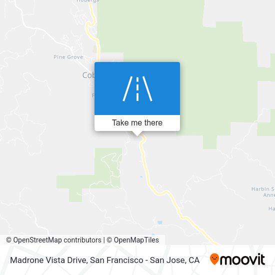 Madrone Vista Drive map