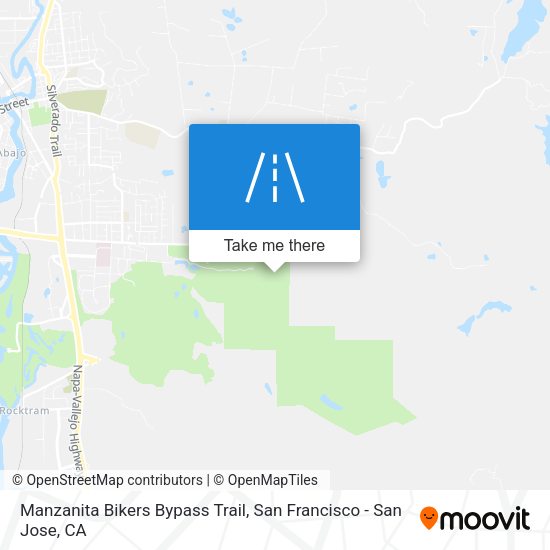 Manzanita Bikers Bypass Trail map