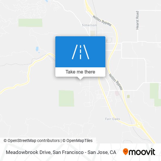 Meadowbrook Drive map