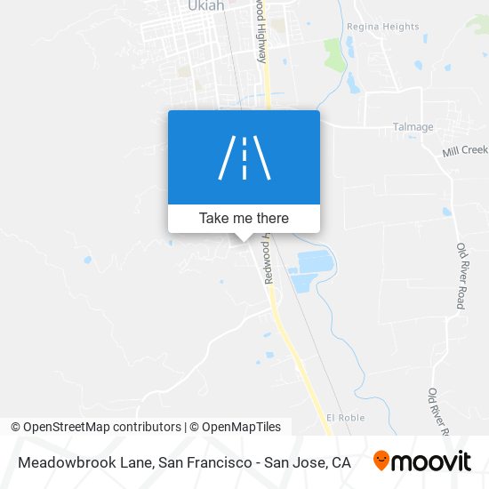 Mapa de Meadowbrook Lane