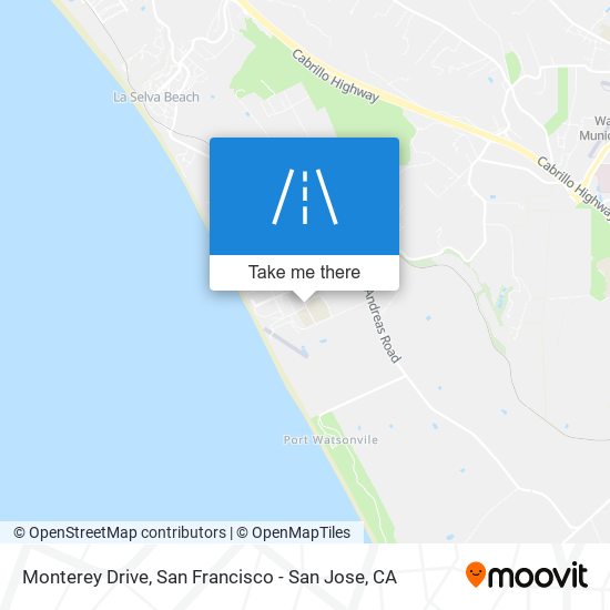 Monterey Drive map