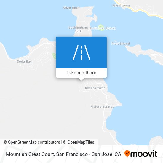 Mountian Crest Court map