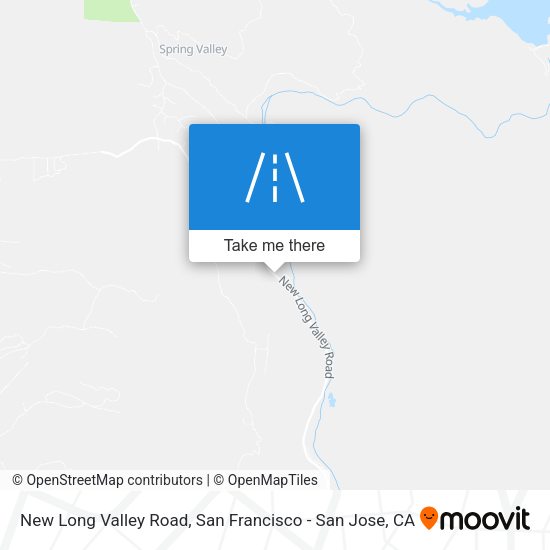 New Long Valley Road map