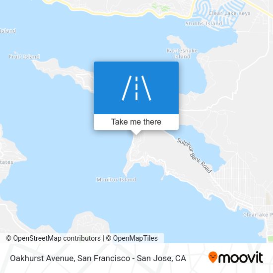 Oakhurst Avenue map