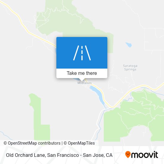 Old Orchard Lane map