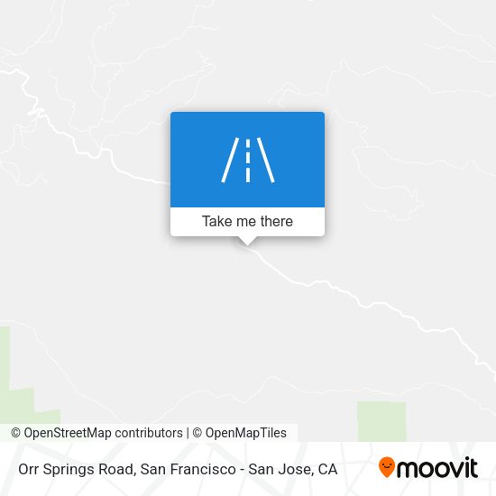Mapa de Orr Springs Road