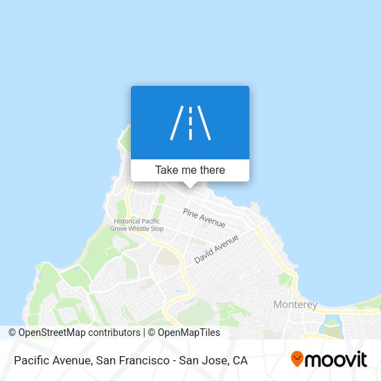 Mapa de Pacific Avenue