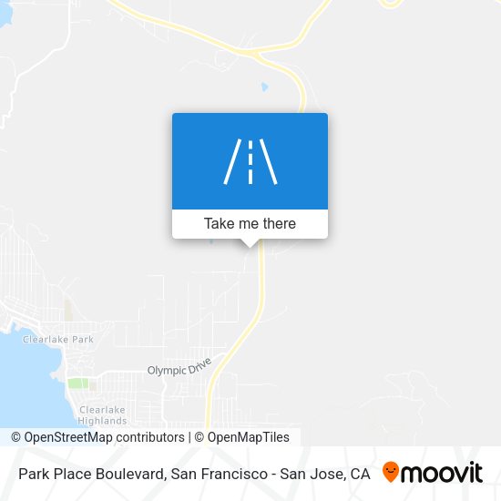 Park Place Boulevard map