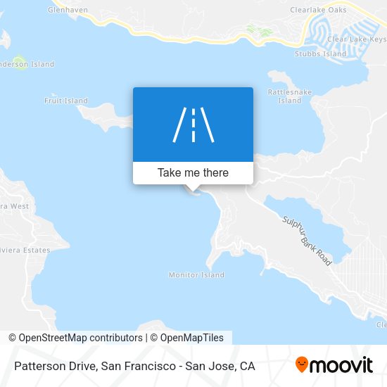 Mapa de Patterson Drive