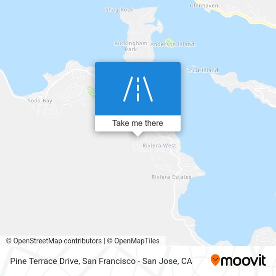 Pine Terrace Drive map